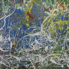 Dynamic Universe 03 oil on canvas 122 cm x 61 cm